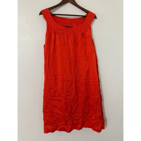 Lands End 100% Silk Shift Dress sz 16 - Picture 1 of 3